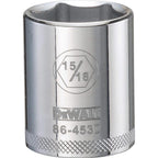 DeWalt - DWMT86453OSP - 15/16 In. X 1/2 In. Drive SAE 6 Point Socket 1 Piece