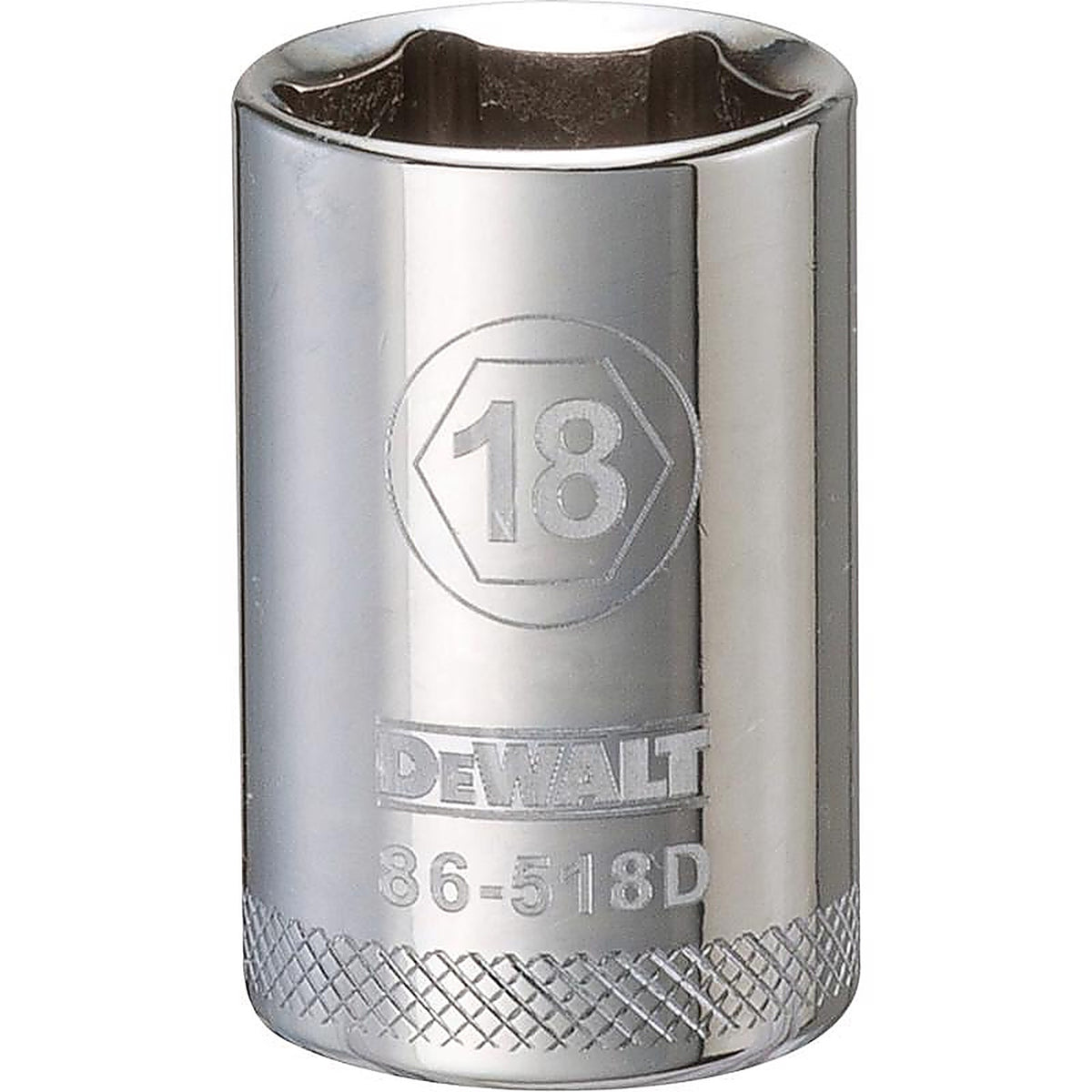DeWalt - DWMT86518OSP - 18 MM X 1/2 In. Drive Metric 6 Point Socket 1 Piece