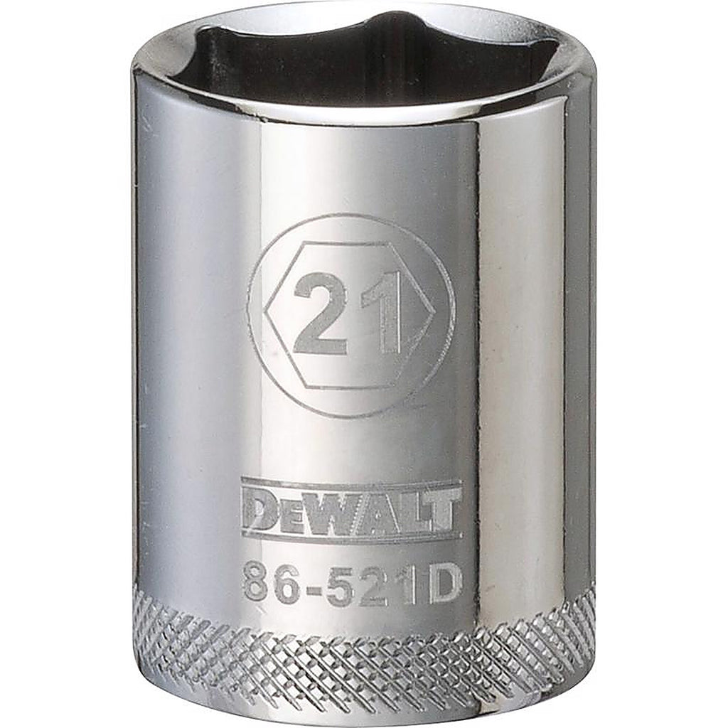 DeWalt - DWMT86521OSP - 21 MM X 1/2 In. Drive Metric 6 Point Socket 1 Piece