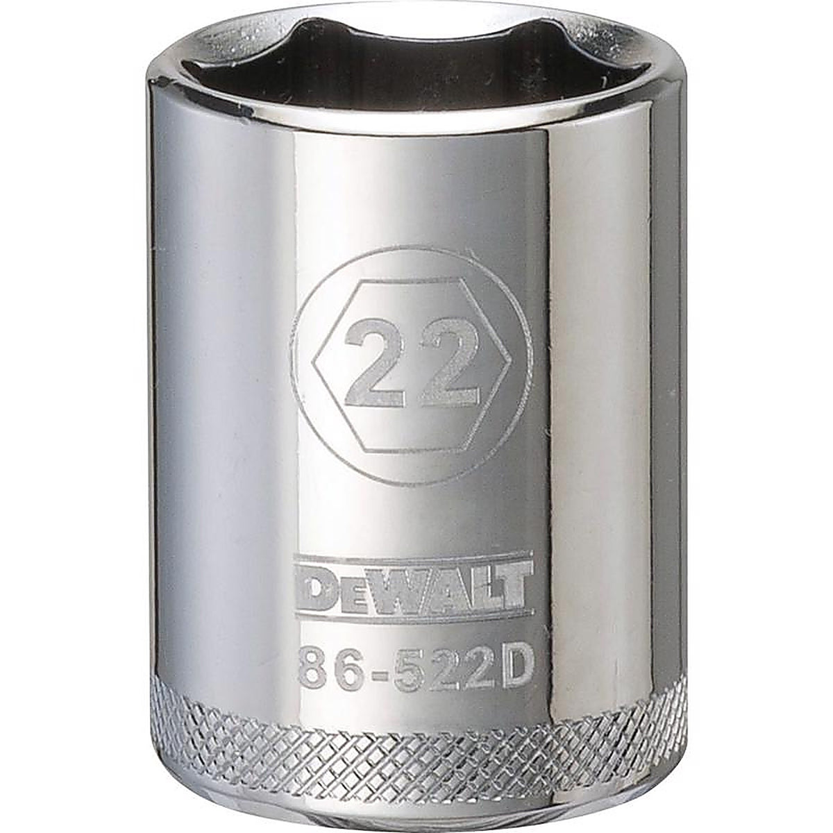 DeWalt - DWMT86522OSP - 22 MM X 1/2 In. Drive Metric 6 Point Socket 1 Piece