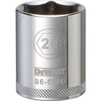 DeWalt - DWMT86524OSP - 24 MM X 1/2 In. Drive Metric 6 Point Socket 1 Piece