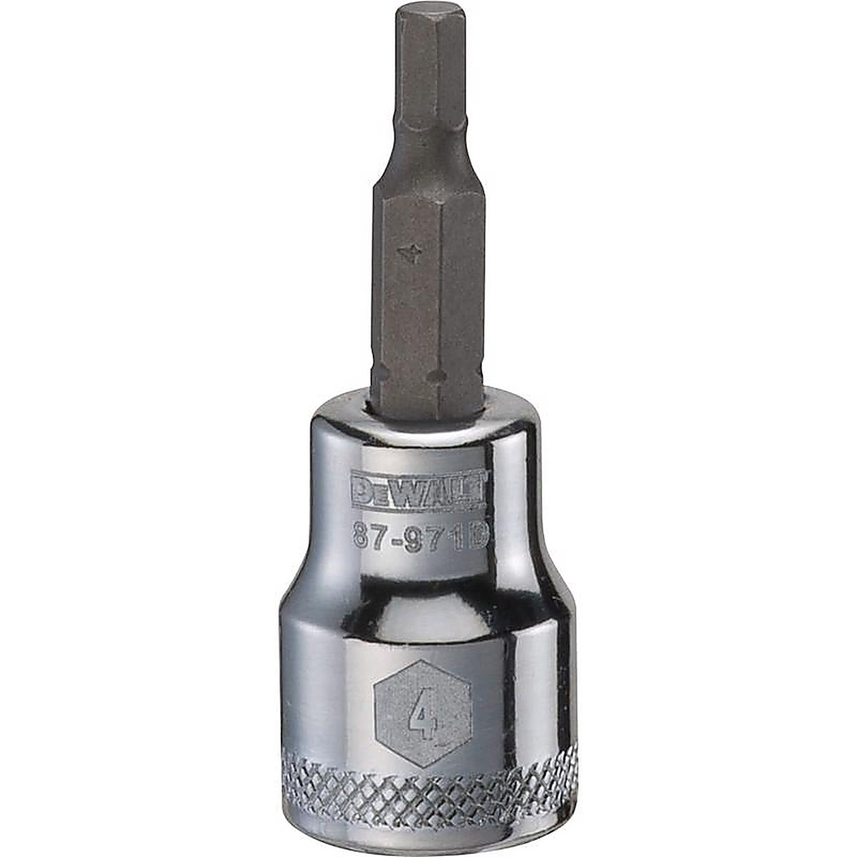 DeWalt - DWMT87971OSP - 4 MM X 3/8 In. Drive Metric HEX Bit Socket 1 Piece