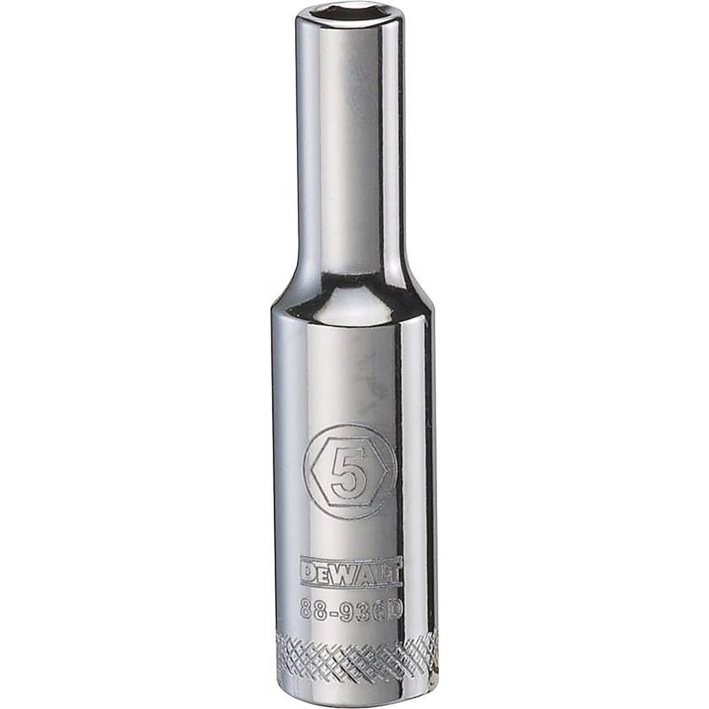 DeWalt - DWMT88936OSP - 5 MM X 1/4 In. Drive Metric 6 Point Deep Socket 1 Piece