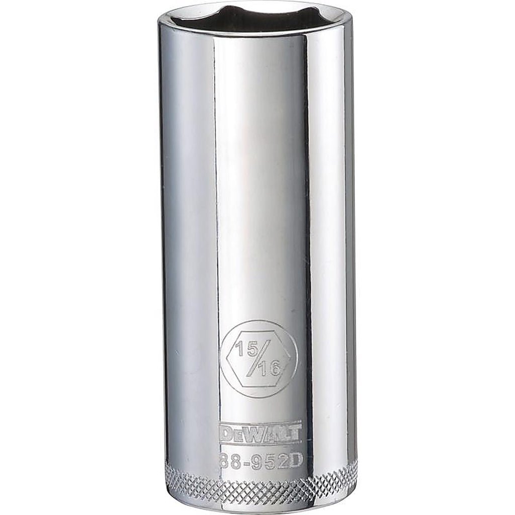 DeWalt - DWMT88952OSP - 15/16 In. X 1/2 In. Drive SAE 6 Point Deep Socket 1 Piece