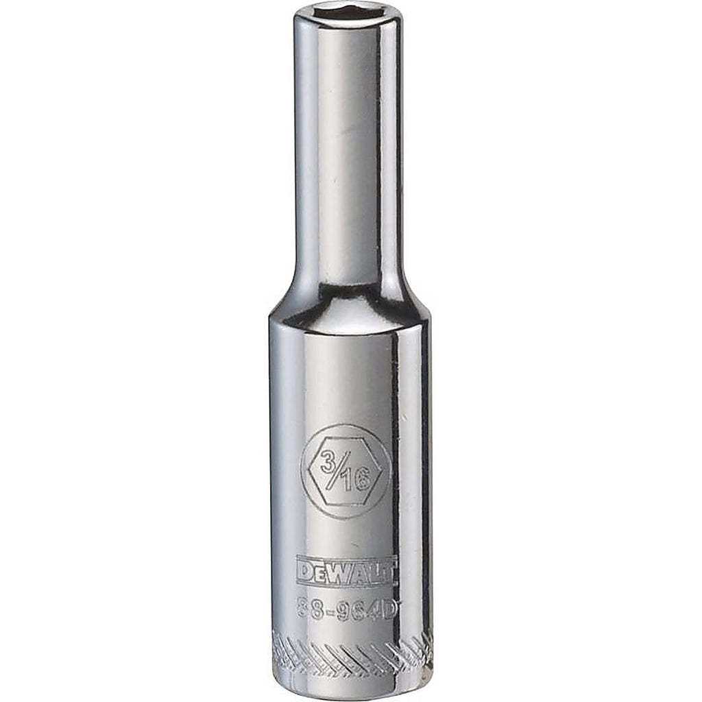 DeWalt - DWMT88964OSP - 3/16 In. X 1/4 In. Drive SAE 6 Point Deep Socket 1 Piece