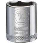 DeWalt - DWMT88981OSP - 11/16 In. X 3/8 In. Drive SAE 6 Point Socket 1 Piece