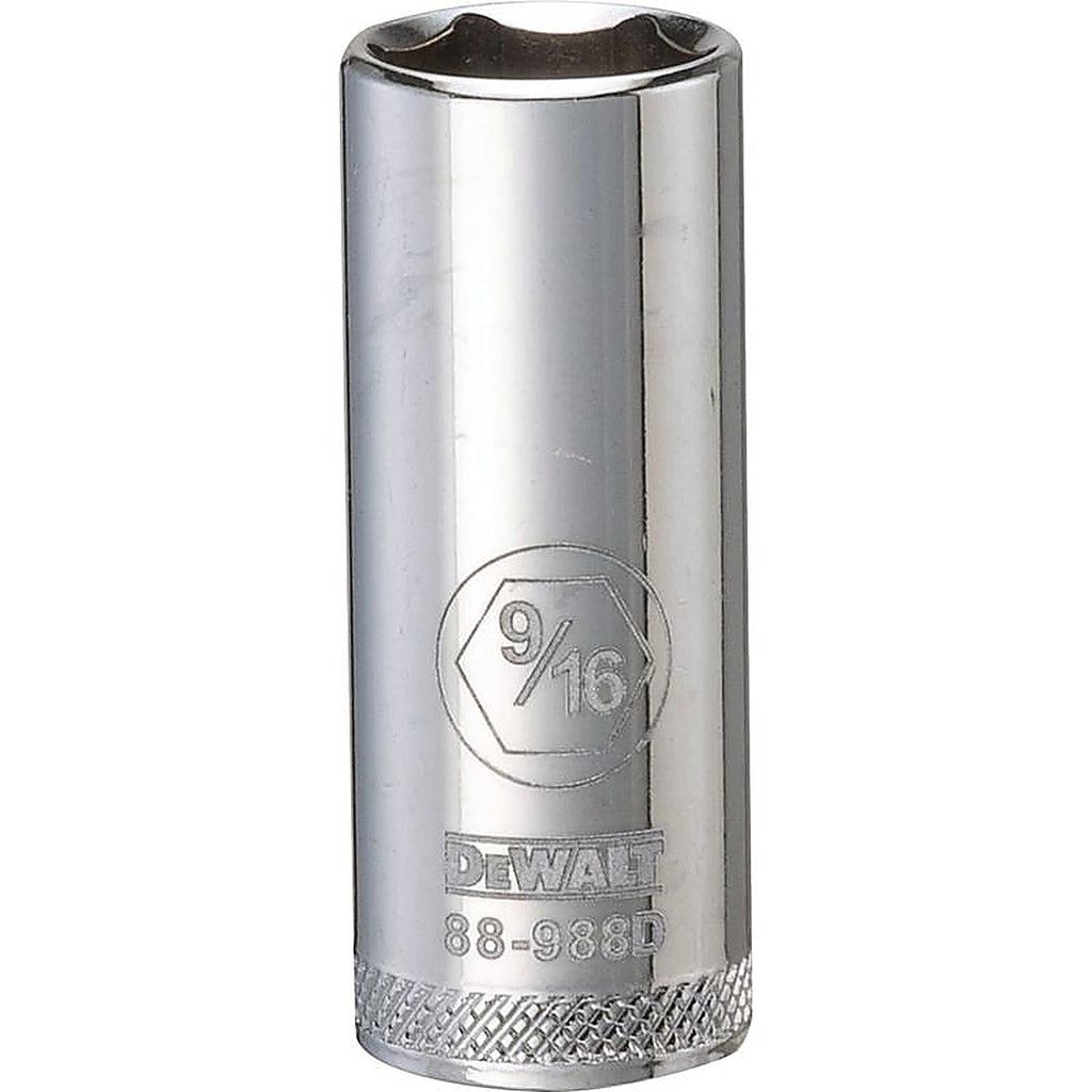 DeWalt - DWMT88988OSP - 9/16 In. X 3/8 In. Drive SAE 6 Point Deep Socket 1 Piece