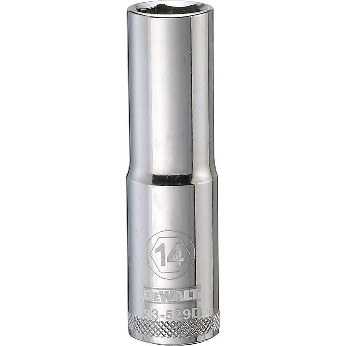 DeWalt - DWMT93529OSP - 14 MM X 1/2 In. Drive Metric 6 Point Deep Socket 1 Piece
