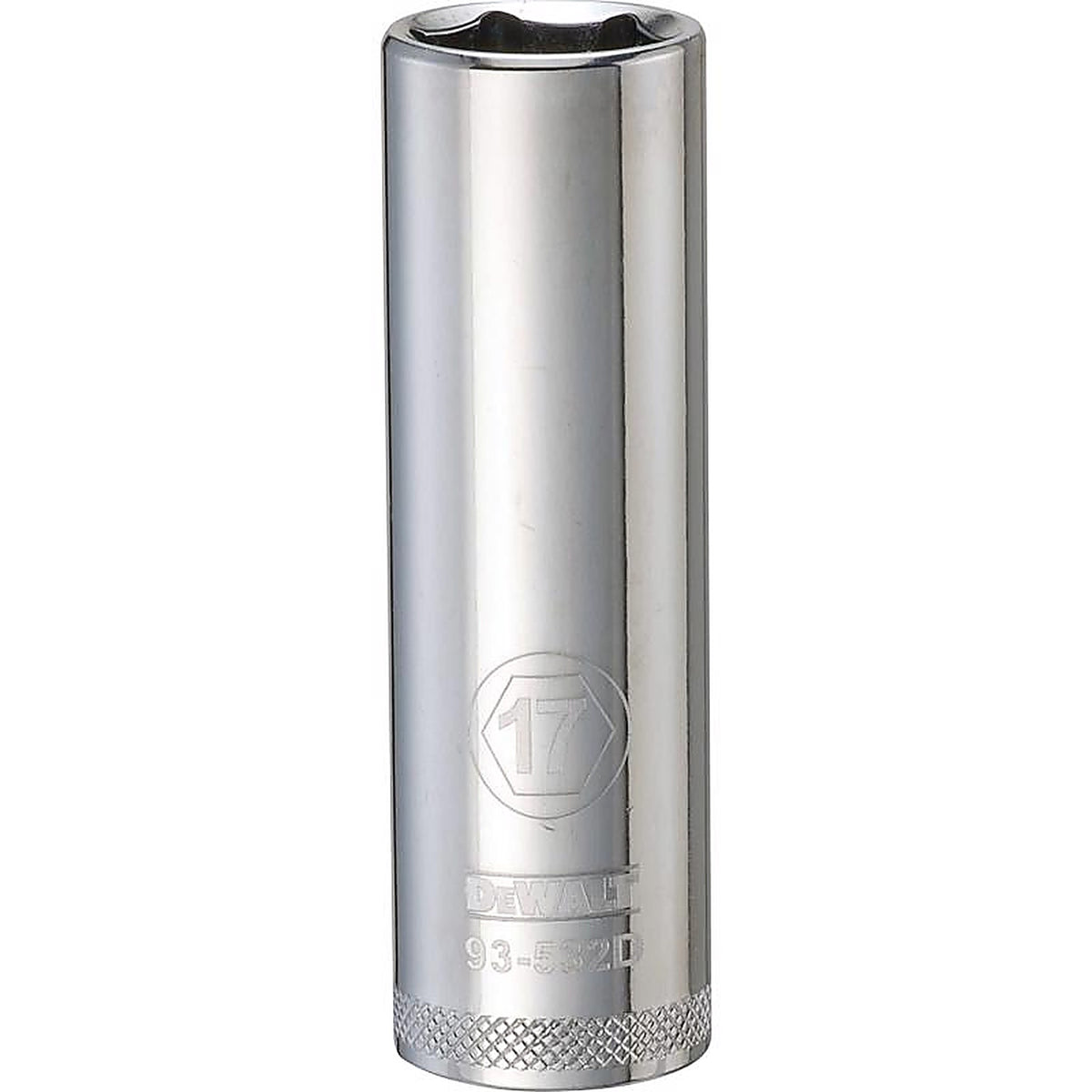 DeWalt - DWMT93532OSP - 17 MM X 1/2 In. Drive Metric 6 Point Deep Socket 1 Piece