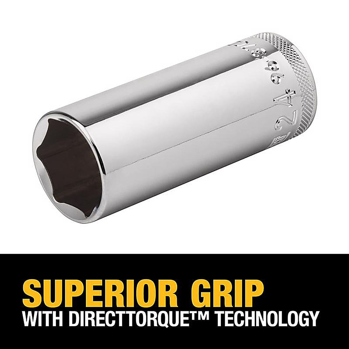 DeWalt - DWMT96370OSP - 24 MM X 1/2 In. Drive Metric 6 Point Deep Socket 1 Piece