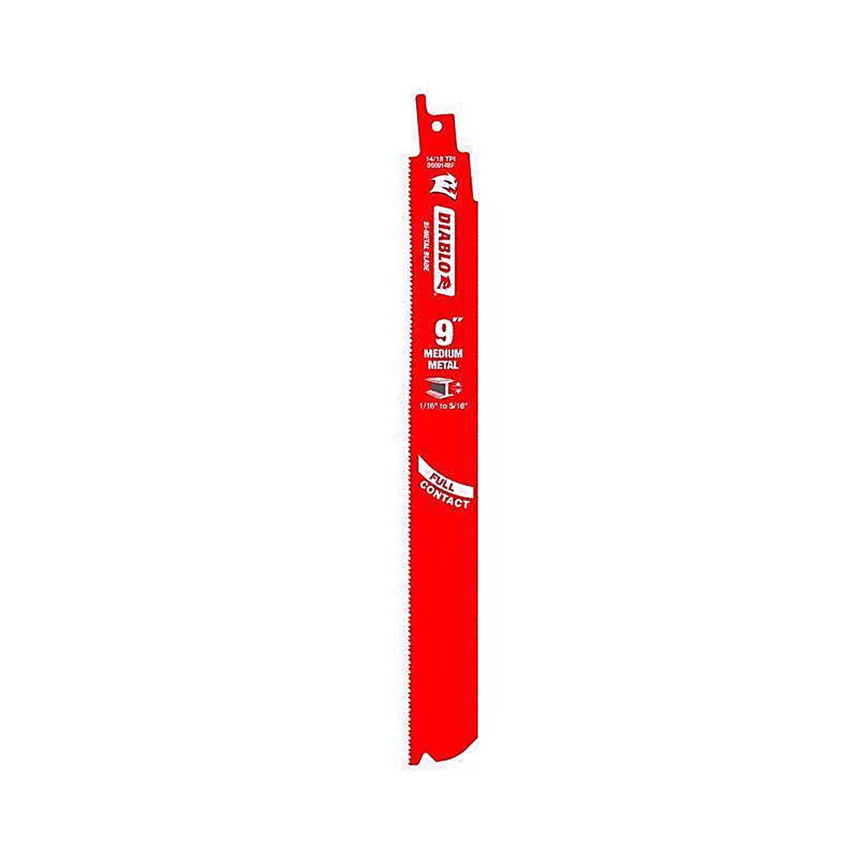 Diablo - DS0914BF - 9 In. Bi-Metal Reciprocating Saw Blade 14/18 TPI 1 Pack