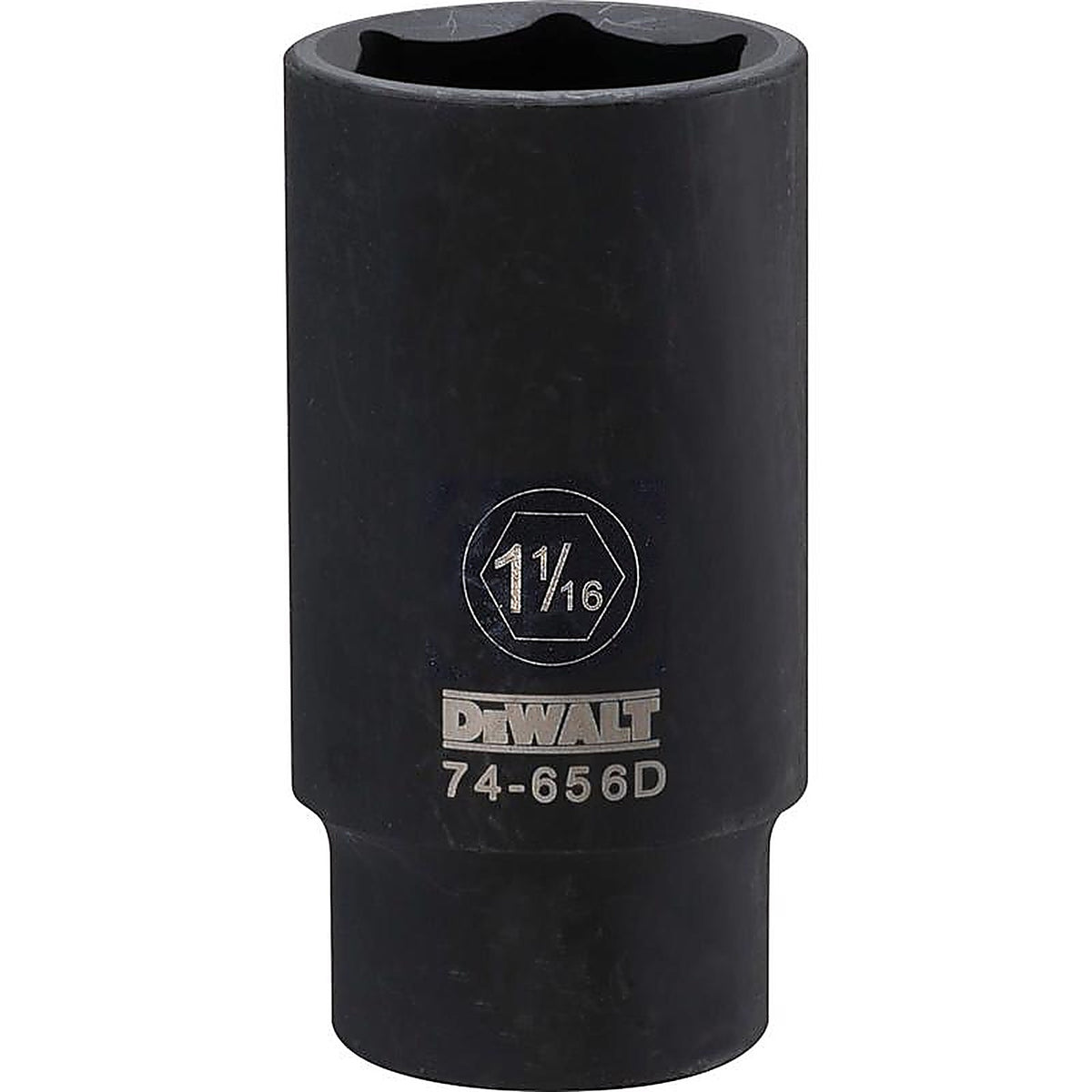 DeWalt - DWMT74656OSP - 1-1/16 In. X 1/2 In. Drive SAE 6 Point Deep Impact Socket 1 Piece