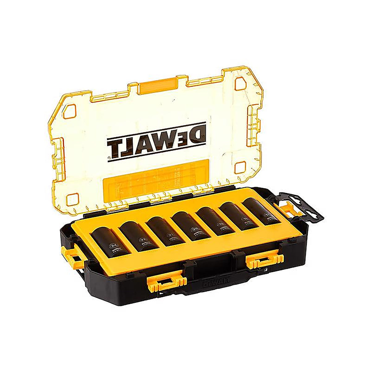 DeWalt - DWMT74737 - 1/2 In. Drive Metric 6 Point Deep Impact Socket Set 7 Piece