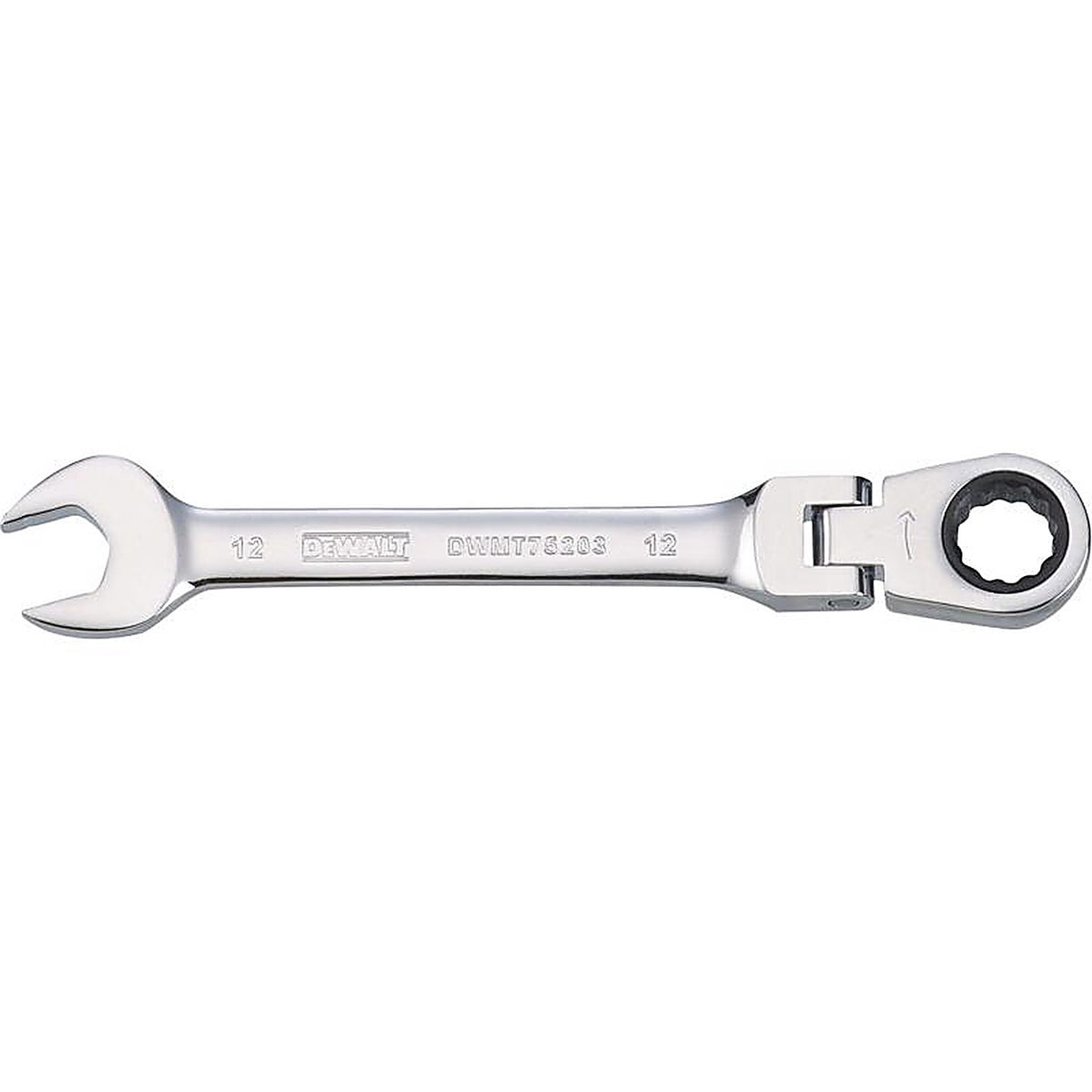 DeWalt - DWMT75203OSP - 12 MM X 12 MM 12 Point Metric Flex Head Combination Wrench 5.81 In. L 1 Piece