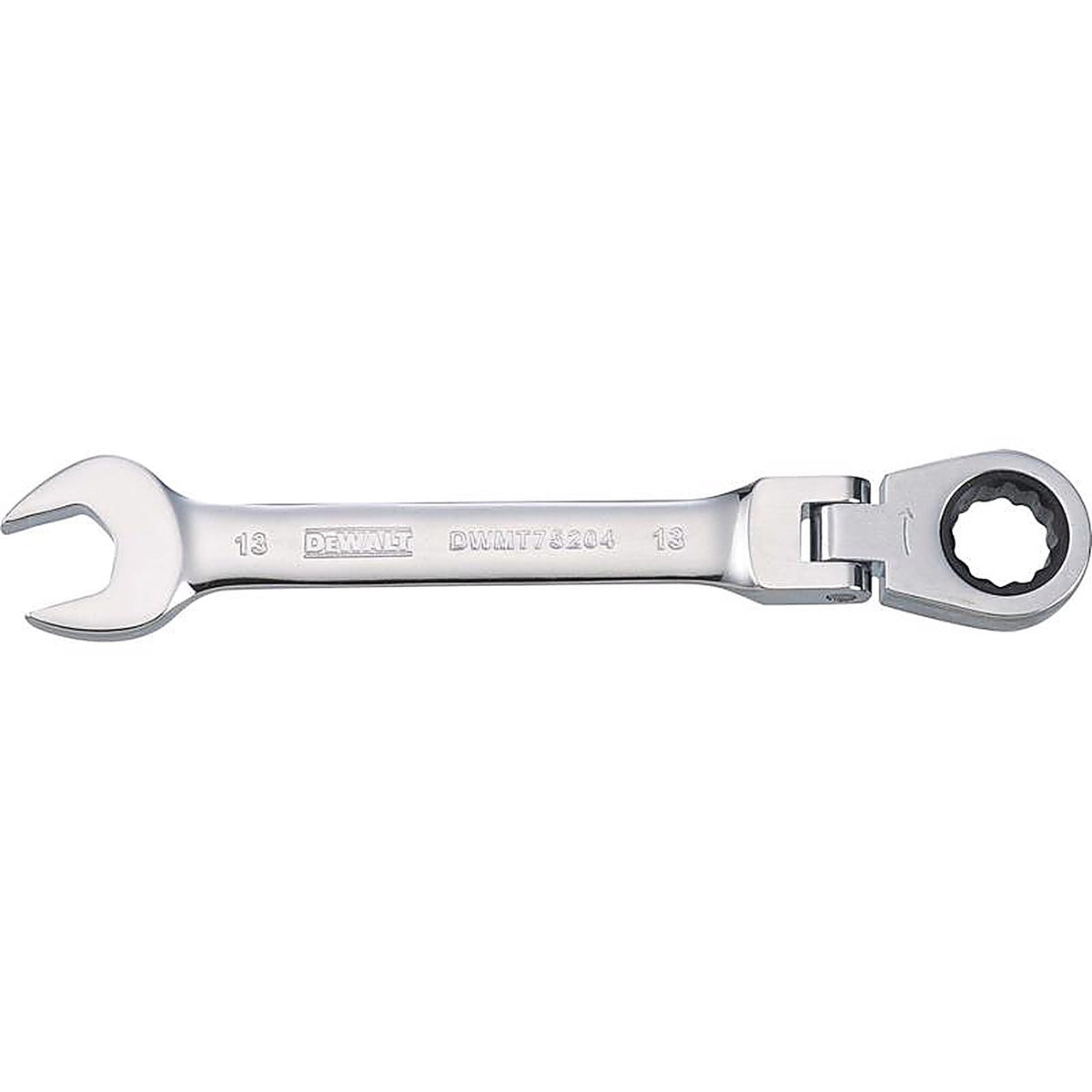 DeWalt - DWMT75204OSP - 13 MM X 13 MM 12 Point Metric Flex Head Combination Wrench 6.06 In. L 1 Piece