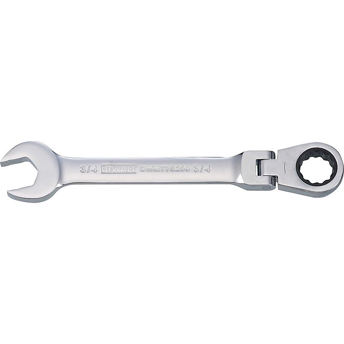 DeWalt - DWMT75209OSP - 3/4 In. X 3/4 In. 12 Point SAE Flex Head Combination Wrench 8.46 In. L 1 Piece