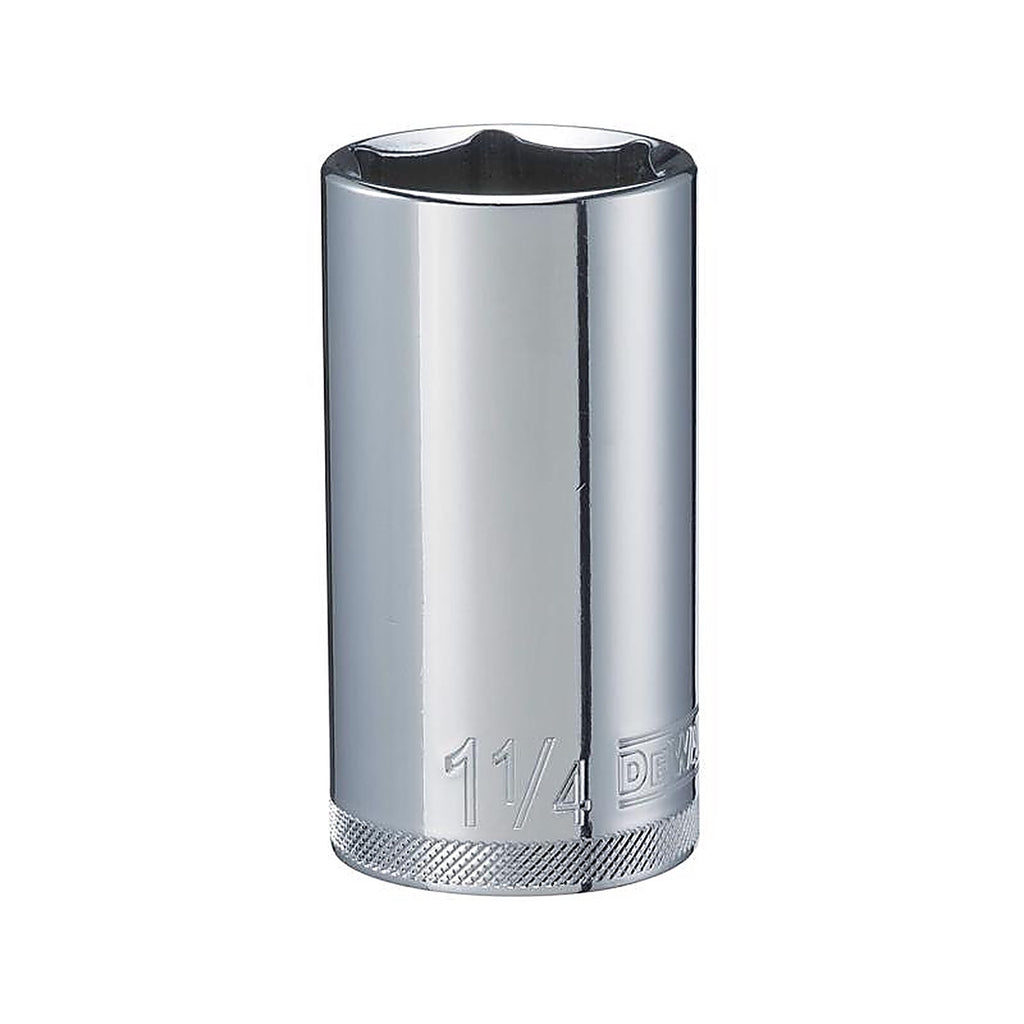 DeWalt - DWMT74424 - 1-1/4 In. X 1/2 In. Drive SAE 6 Point Deep Socket 1 Piece