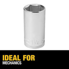 DeWalt - DWMT74424 - 1-1/4 In. X 1/2 In. Drive SAE 6 Point Deep Socket 1 Piece