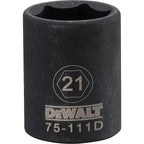 DeWalt - DWMT75111OSP - Directtorque 21 MM X 1/2 In. Drive Metric 6 Point Impact Socket 1 Piece