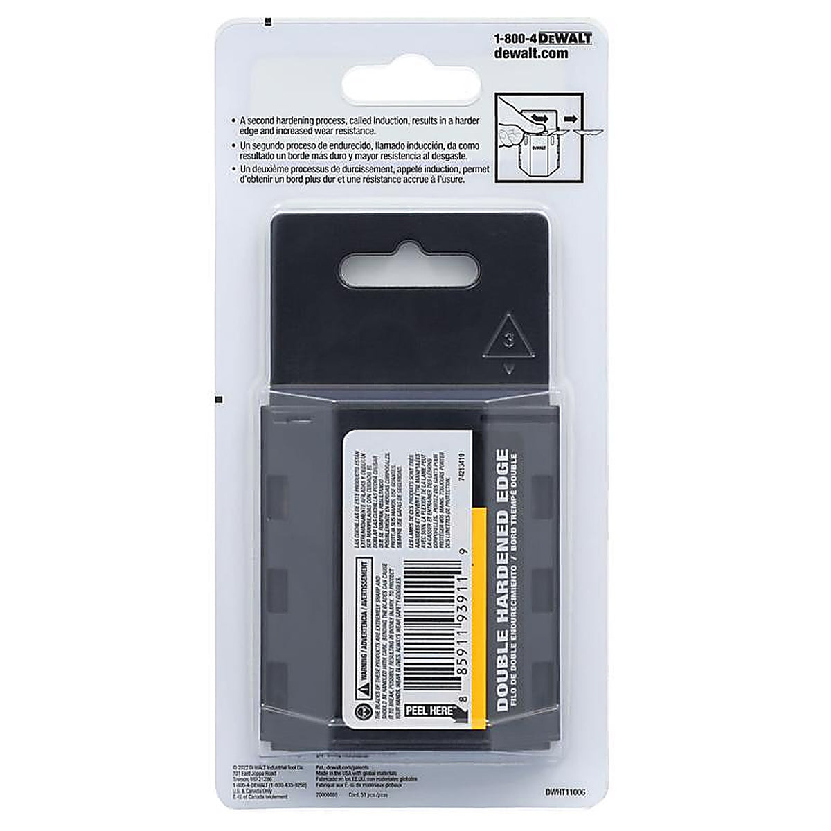 DeWalt - DWHT11006 - Bi-Metal Double-Edge Utility Blade 2.4 In. L 50 Piece