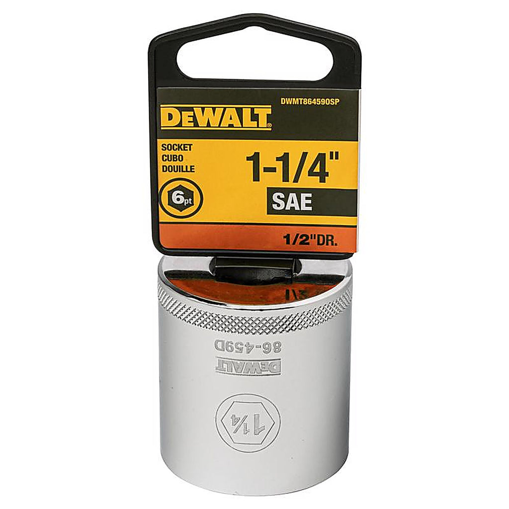 DeWalt - DWMT86459 - 1-1/4 In. X 1/2 In. Drive SAE 6 Point Socket 1 Piece