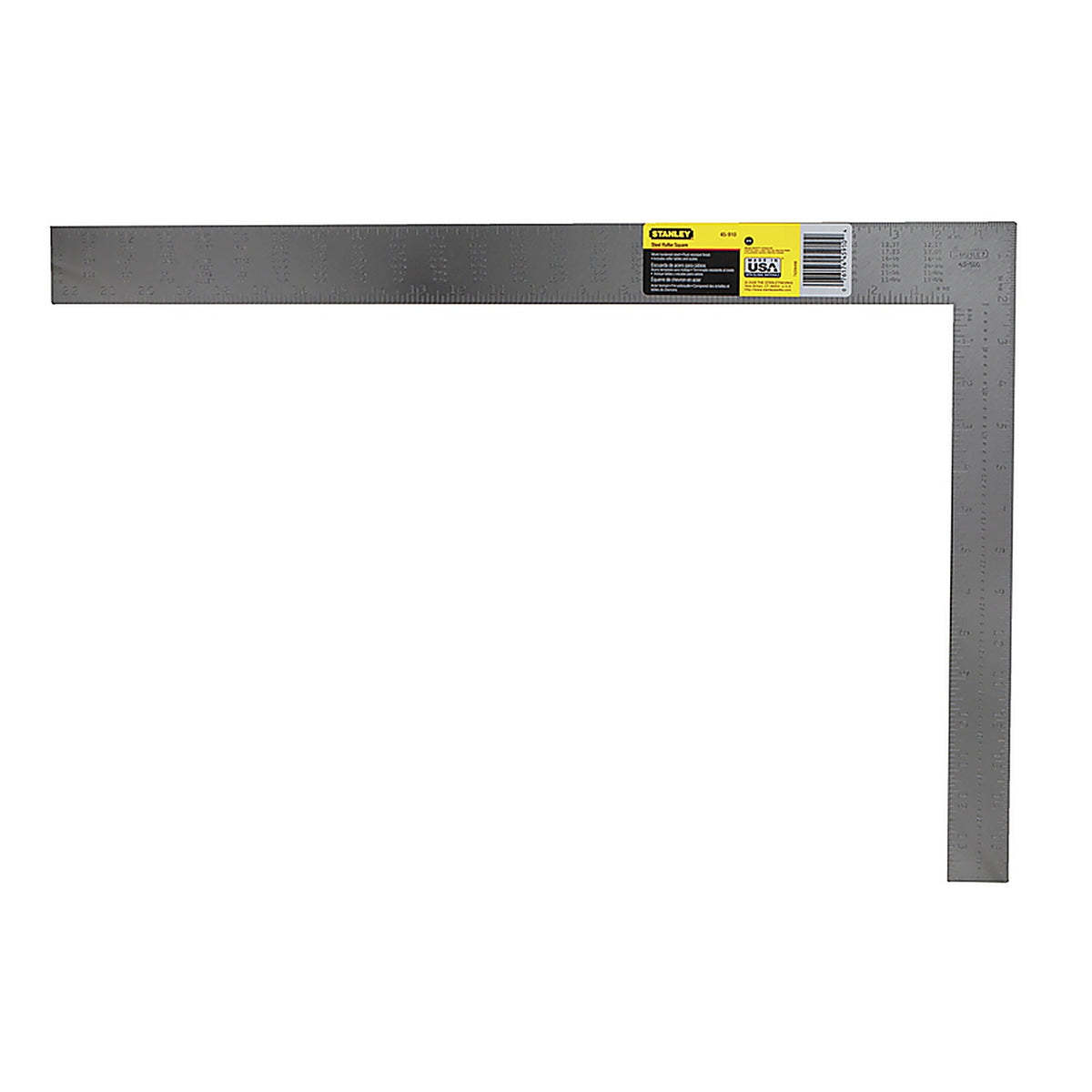 Stanley 45-910 24 in. L x 16 in. H Steel English Rafter Square Gray