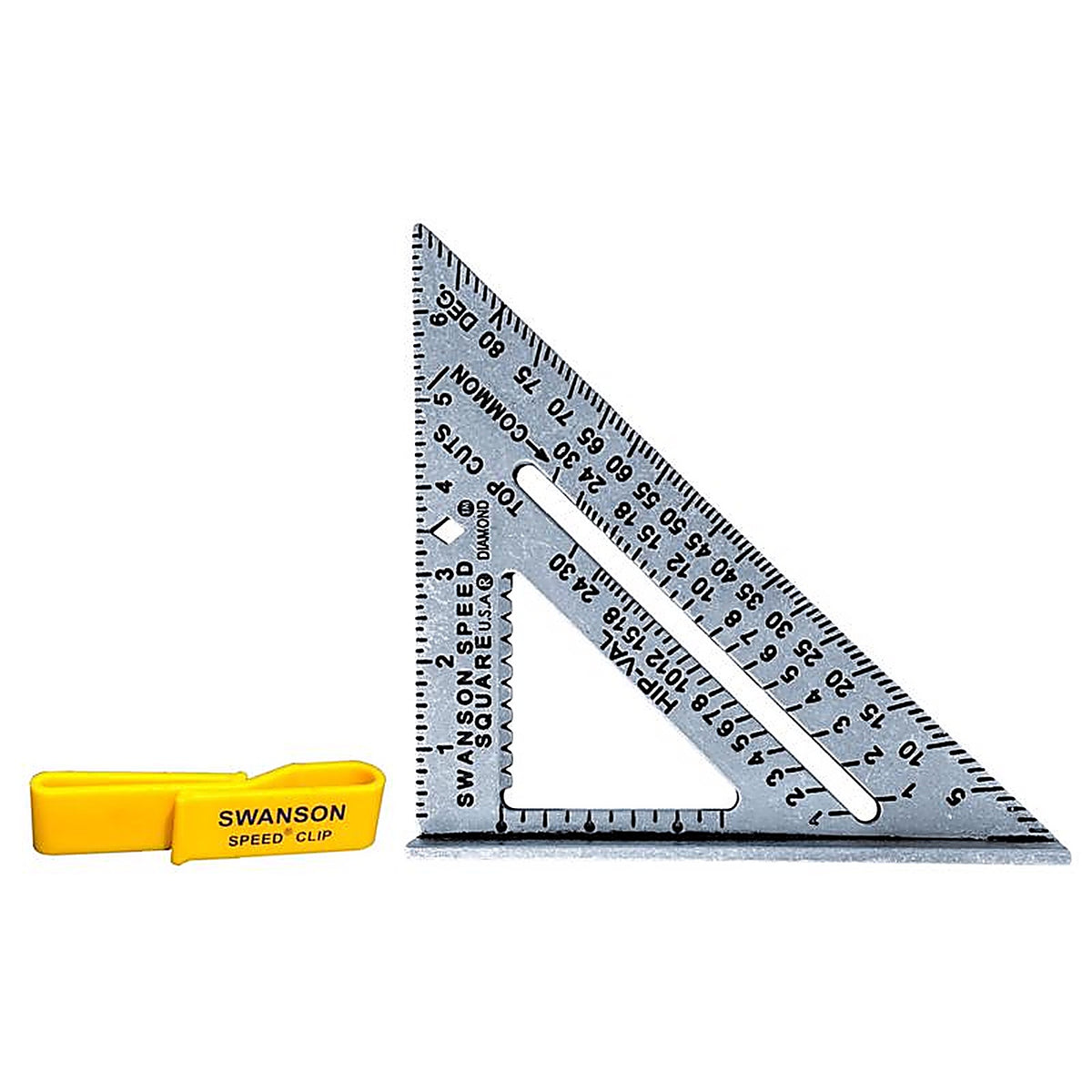 Swanson - S0101-C - Original 7.25 In. L X .875 In. H Aluminum Speed Square