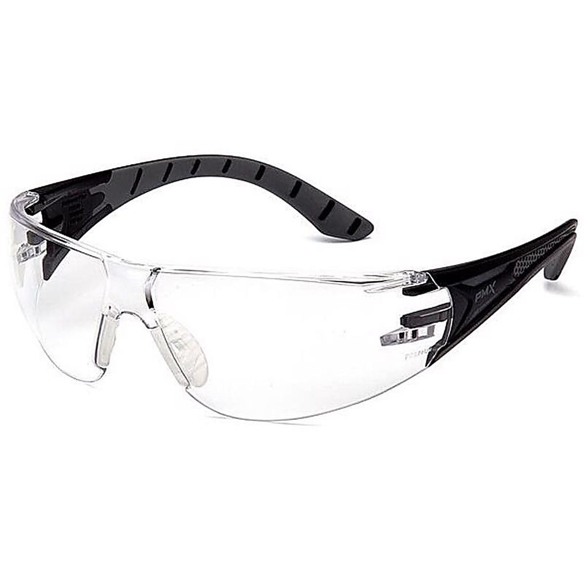 Edge Eyewear - CV111 - Anti-Fog Viso Safety Glasses Clear Lens Black Frame