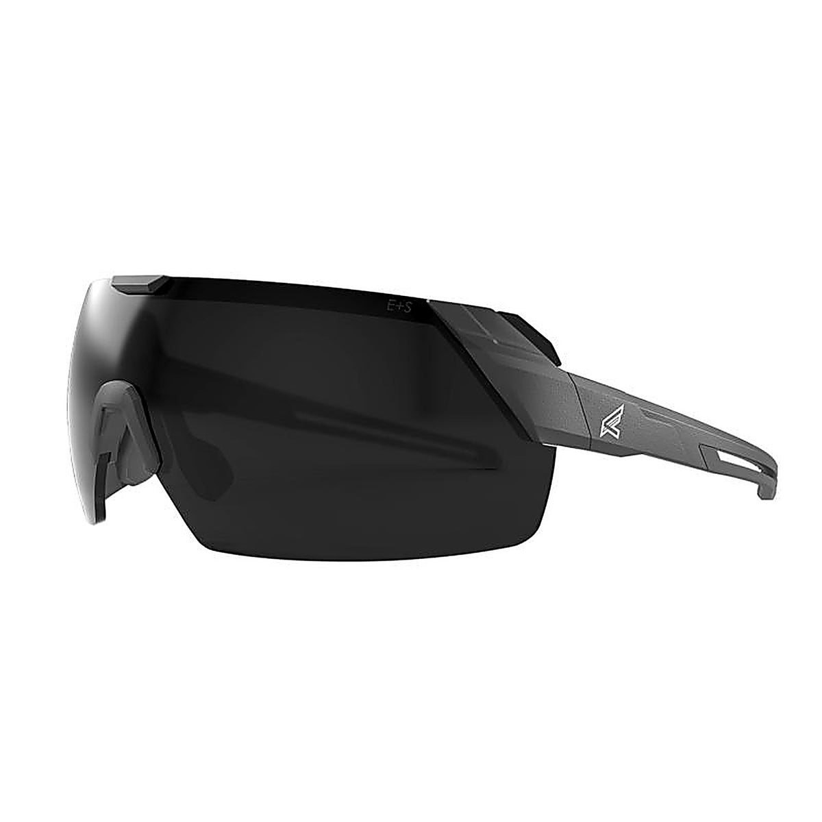 Edge Eyewear - MK116 - Anti-Fog Makalu Safety Glasses Smoke Lens Black Frame