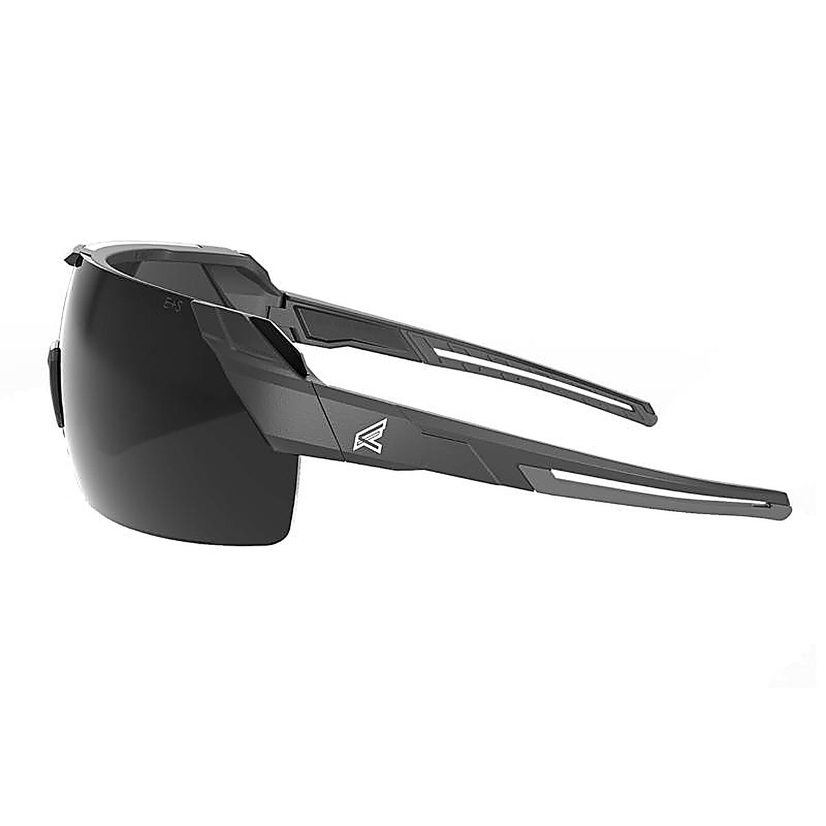 Edge Eyewear - MK116 - Anti-Fog Makalu Safety Glasses Smoke Lens Black Frame