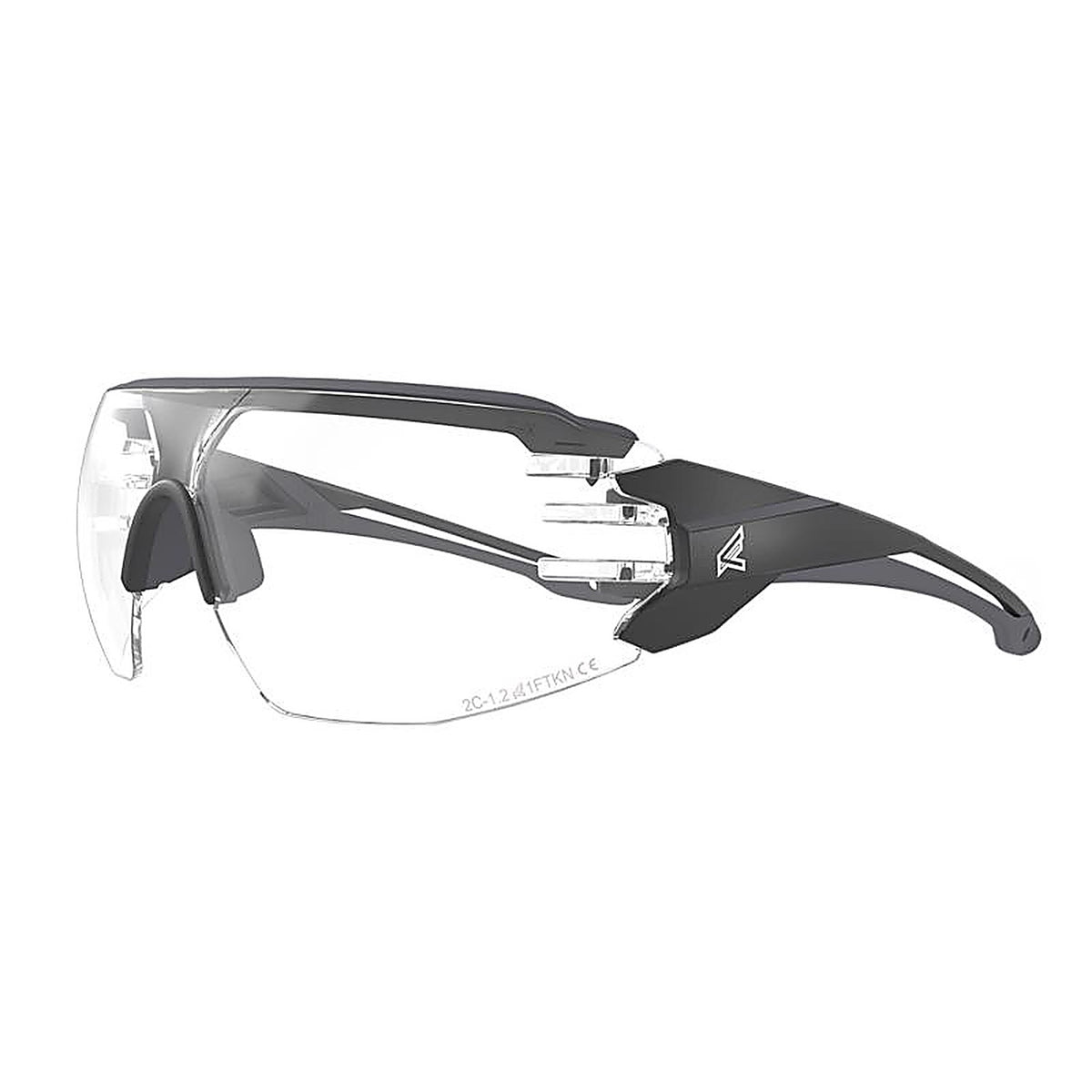 Edge Eyewear - TV121VS - Anti-Fog Taven Safety Glasses Clear Lens Black Frame