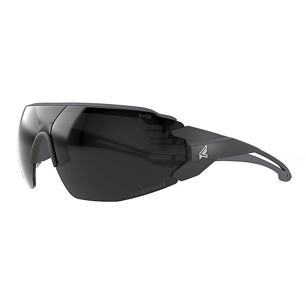 Edge Eyewear - TV126VS - Anti-Fog Taven Safety Glasses Smoke Lens Black Frame