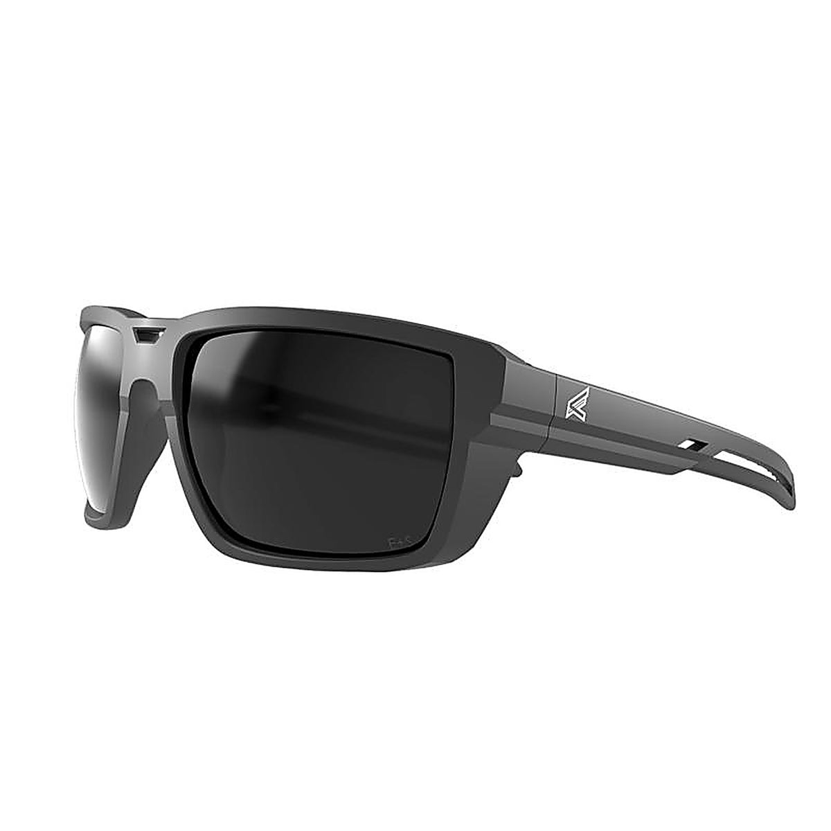 Edge Eyewear - LS116 - Anti-Fog Lassen Safety Glasses Smoke Lens Black Frame