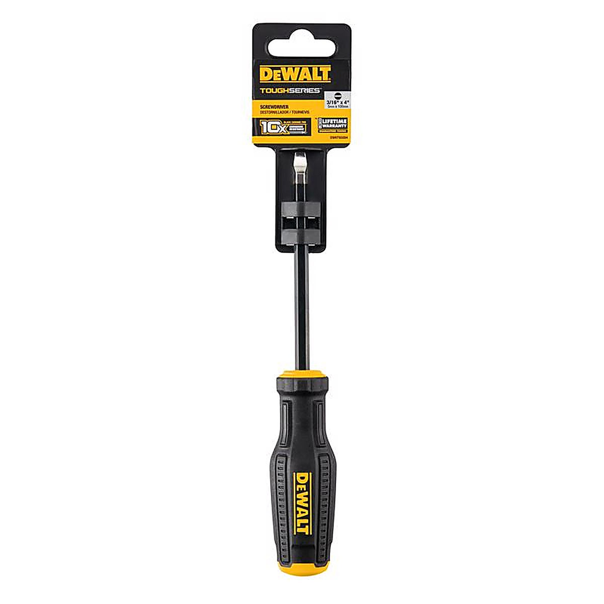 DeWalt - DWHT65004 - Toughseries 3/16 In. X 4 In. L Slotted Screwdriver 1 Pack