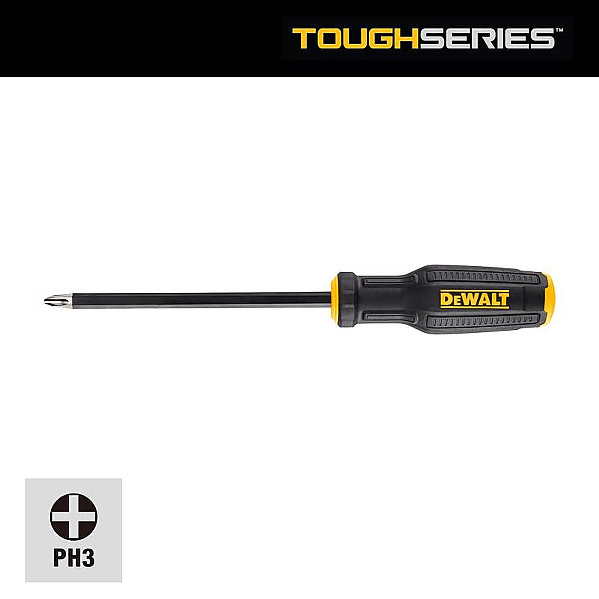 DeWalt - DWHT65003 - Toughseries 3 Size X 6 In. L Phillips Screwdriver 1 Pack