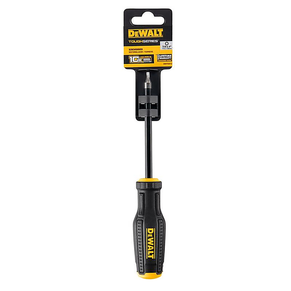 DeWalt - DWHT65012 - Toughseries T10 Size X 4 In. L Screwdriver 1 Piece