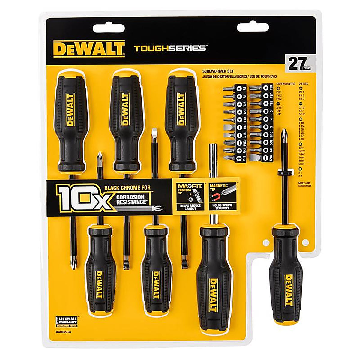 DeWalt - DWHT65104 - Toughseries Screwdriver Set 27 Piece