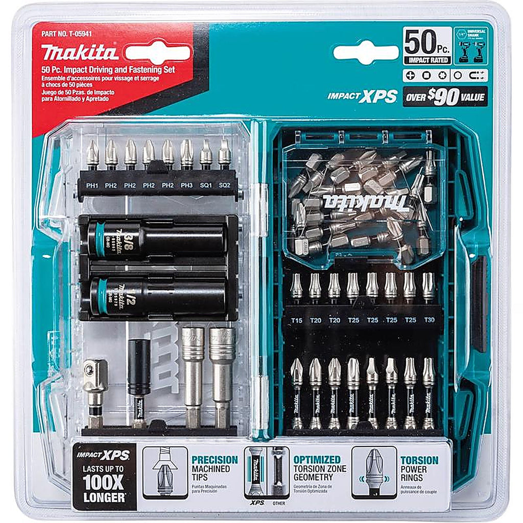 Makita - T-05941 - Impact Xps HEX Combo Bit Set 1 Pack