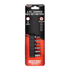 Mayhew - B86829 - Bestway Tamper HEX Screwdriver Bit Set S2 Tool Steel 6 Piece