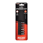 Mayhew - B86830 - Bestway Spanner Screwdriver Bit Set 6 Piece