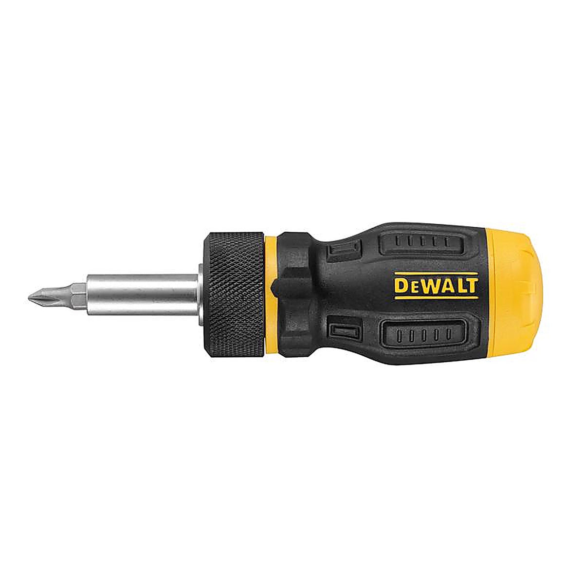 DeWalt - DWHT68005 - Max Fit Ratcheting Multi-Bit Stubby Screwdriver Set 7 Piece