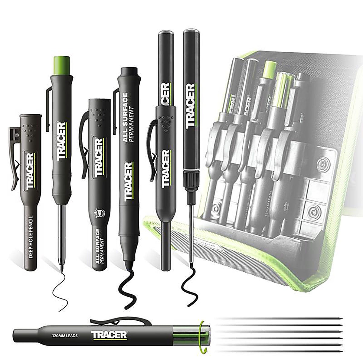 Tracer - AMK5 - 8 In. L Marker Kit Assorted 5 Piece