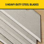 Stanley 11-921 Steel Heavy Duty Replacement Blade 2-7/16 in. L 5/Pack