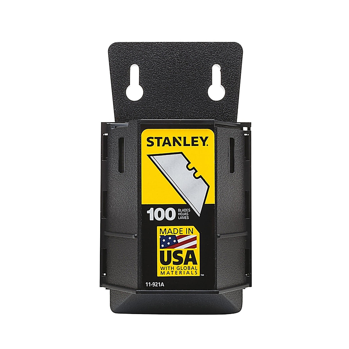 Stanley 11-921A Steel Heavy Duty Blade Dispenser with Blades 2-7/16 in. L 100/Pack