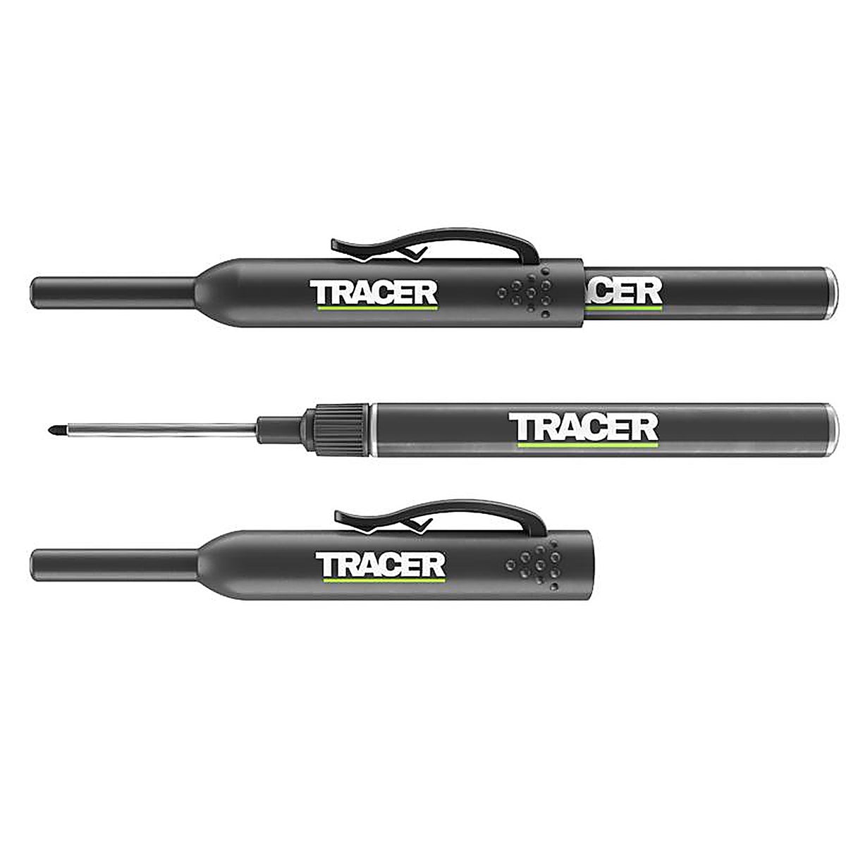 Tracer - ALNP2 - 8 In. L Long NIB Deep Hole Marker Black 2 Piece