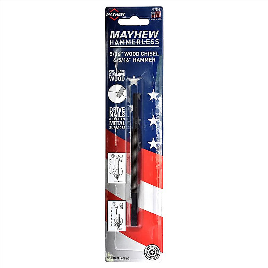 Mayhew - 17358 - Hammerless Wood Chisel and Hammer 1 Piece