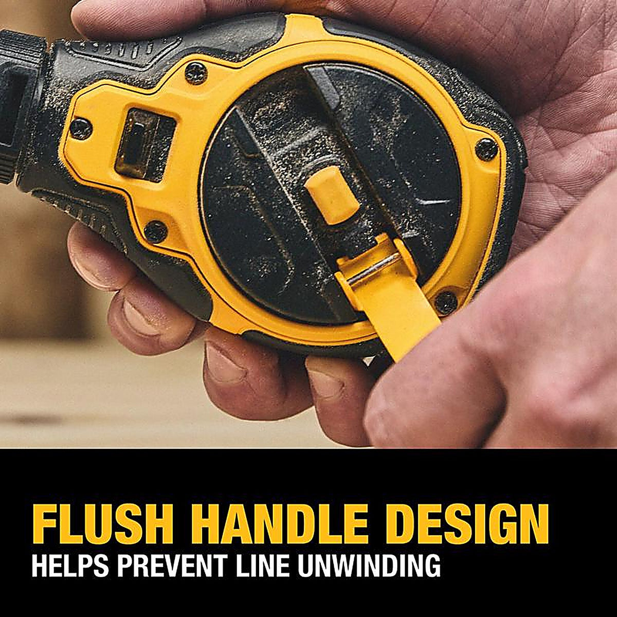 DeWalt - DWHT48333 - Bi-Material Chalk Line Reel Bold Braided Line