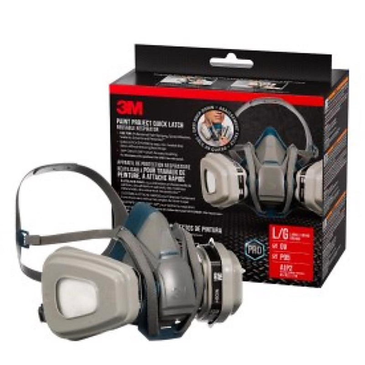 3M - 6503QLP1-DC-PS - P95 Paint Project Respirator