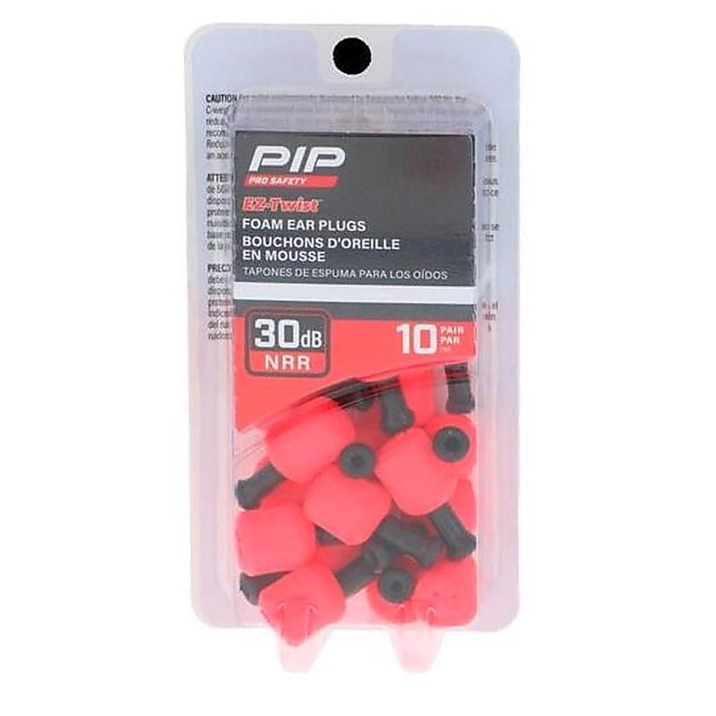 Ez-Twist - PRO92346-10P - Disposable Ear Plugs Red 10 Piece