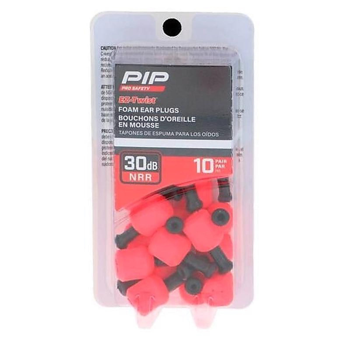 Ez-Twist - PRO92346-10P - Disposable Ear Plugs Red 10 Piece
